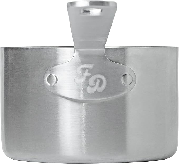 Fat Daddio's MC-04 Stainless Steel Measuring Cups Set, 4 cups, Kitchen Gadgets for Baking & Cooking