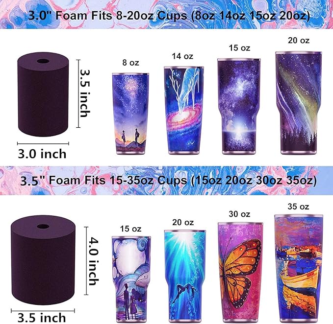 LFSUM Cup Turner Kit for Crafts Tumbler, Tumbler Cup Spinner, Glitter Powder, Epoxy Resin Kit for Beginners with Epoxy and Heat Gun (1X-Rose Red)