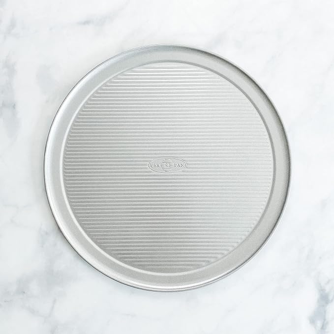 USA Pan Wide Rim Nonstick Pizza Pan, 16 inch, Aluminized Steel