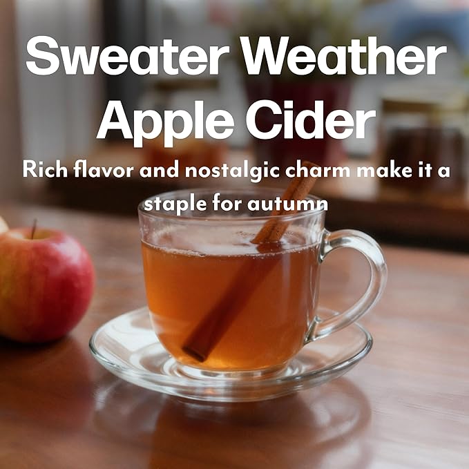 Maud's Hot Apple Cider Pods, 24 ct, Recyclable Single Serve Pods – Spiced Apple Cider Flavored Pod, Compatible with Keurig K Cups Maker