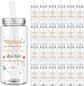 Skylety 24 Set Doctor Appreciation Gift Bulk 14 oz Doctor Theme Plastic Cups Hospital Party Favor Thank You Gift for Medical Practitioners Physician Staff