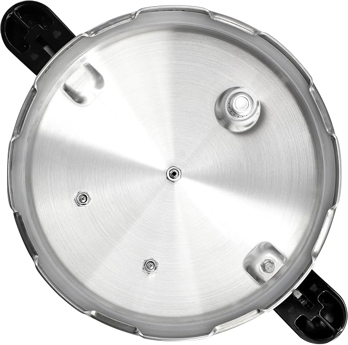 MegaChef 24 Quart Large Capacity Aluminum Stovetop Pressure Cooker for Induction and Gas Stove-Tops
