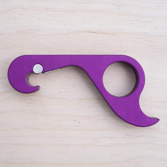 GrabOpener One-handed Bottle Opener in Liquid Purple
