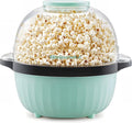 Elite Gourmet EPM145M 18-cup Hot Oil Stirring Popcorn Popper w/Measuring Cap & Reversible Serving Bowl & Butter Melting Tray, Great for Parties, Movie Night, Anytime Snack, Safety ETL Approved, Mint