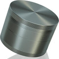 3 Inch Spice Grinder with Storage Compartment, Essential Kitchen Tool(Aluminum Alloy, Grey)
