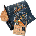 THINK4EARTH® Premium Blue Reusable Bread Bags for Homemade Bread – Durable & Washable(2 Pack)