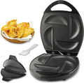 FineMade Electric Empanada Maker Machine with Press Mold, Large Dumpling Maker, Pierogi Maker Press Machine, Make 4 Psc of 6 Inches Large Empanadas, Jamaican Beef Patties,Calzones, Pocket Pies