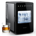 ecozy 2" Large Ice Cube Maker with CrystalFlux Technology, 2 pcs in 30 Mins with Eco Mode, 72 pcs/Day, 24H Timer, Clear Square Ice Machine with Self-Cleaning, Enhanced Insulation for Whiskey Bar