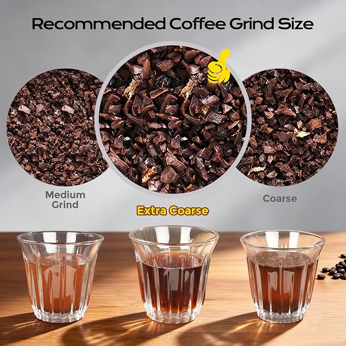 Cold Brew Coffee Maker 48oz/1.4L, Airtight Glass Carafe with Extended Fine Mesh Stainless Steel Filter, Iced Tea & Fruit Pitcher with with Handle and Removable Base