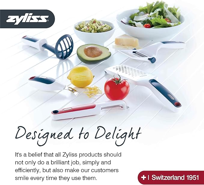 Zyliss Pizza Cutter with Removable Wheel - Stainless Steel Blade - Kitchen Tool and Gadget for Right- and Left-Handed Use - Dishwasher Safe - New Sharp Edge Pizza Cutter