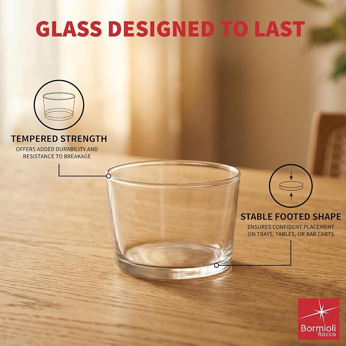 Bormioli Rocco Bodega Tumbler Mini - Clear, Set of 6