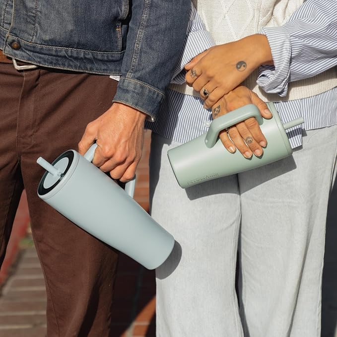 BrüMate Era 30 oz Tumbler with Handle & Straw | 100% Leakproof Insulated Water Bottle Tumbler with Lid & Flexible SoftSip Straw | Made of Stainless Steel | Cup Holder Friendly | 30oz (Prickly Pear)