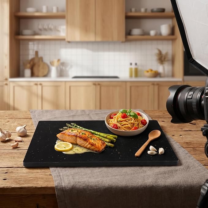 Black Marble Cutting Board, 12x16 | Pastry, Cheese & Charcuterie