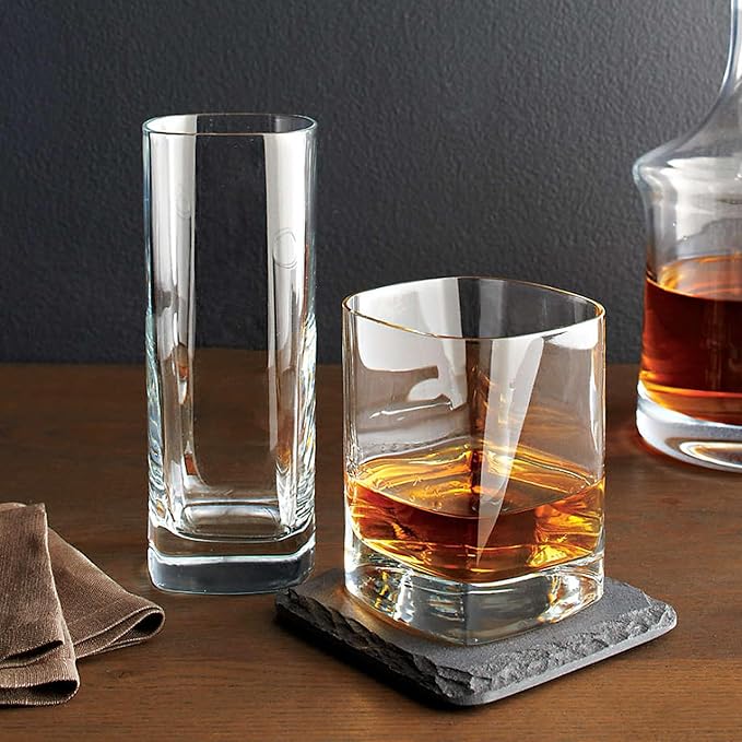 Luigi Bormioli Strauss Double Old-Fashioned Glasses - Clear, Set of 6