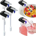 Magic Tap Automatic Drink Dispenser for Fridge, Black (3 Pack), No Spill Milk Dispenser for Fridge, Automatic Milk Dispenser Pump for Gallon Jugs, Water & Juice, Fits Most Bottles, Batteries Required