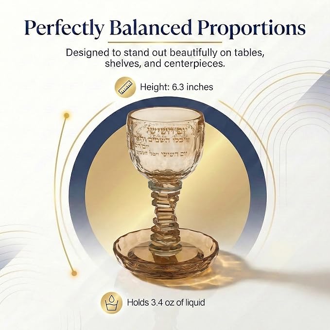 Kiddush Cup and Tray (Set 9)