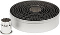 Ateco Fluted Edge Round Cutters in Graduated Sizes, Stainless Steel, 12 Pc Set