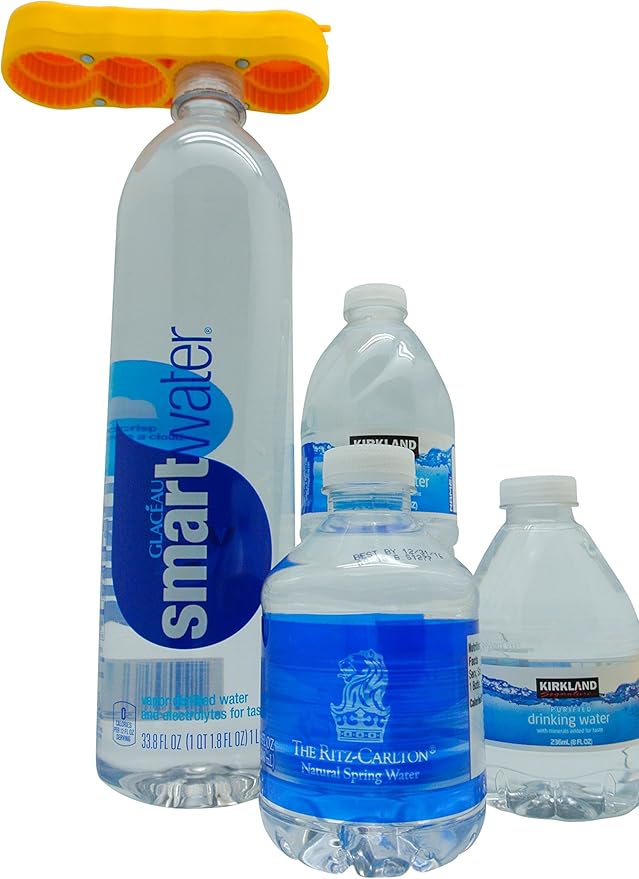 magic Opener COMBO – 1 mO MINI for small plastic caps & 1 mO PLUS for larger plastic caps See Pictures for Better Understanding – Soda Opener - Water Opener | Twist-off | Good for 16 sizes | Help Aids