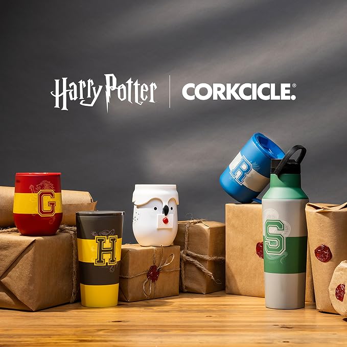 Corkcicle Cruiser Insulated Tumbler with Handle & Straw - Keeps Drinks Ice Cold - Triple-Insulated - Leakproof Travel Mug - BPA-Free - Summer Drinkware Gift - 40 oz, Hogwarts Express