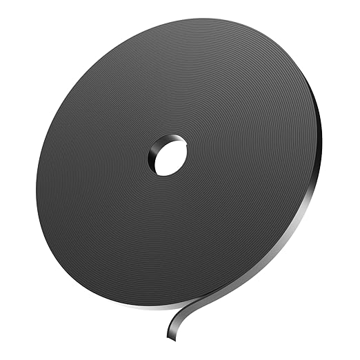 Master Magnetics ZGN40S4.0 Flexible Magnet Strip, Plain, No Laminate, 1/16" Thick, 1" Height, 100 Feet Scored Every 4", 1 Roll with 297-1" x 4" Pieces