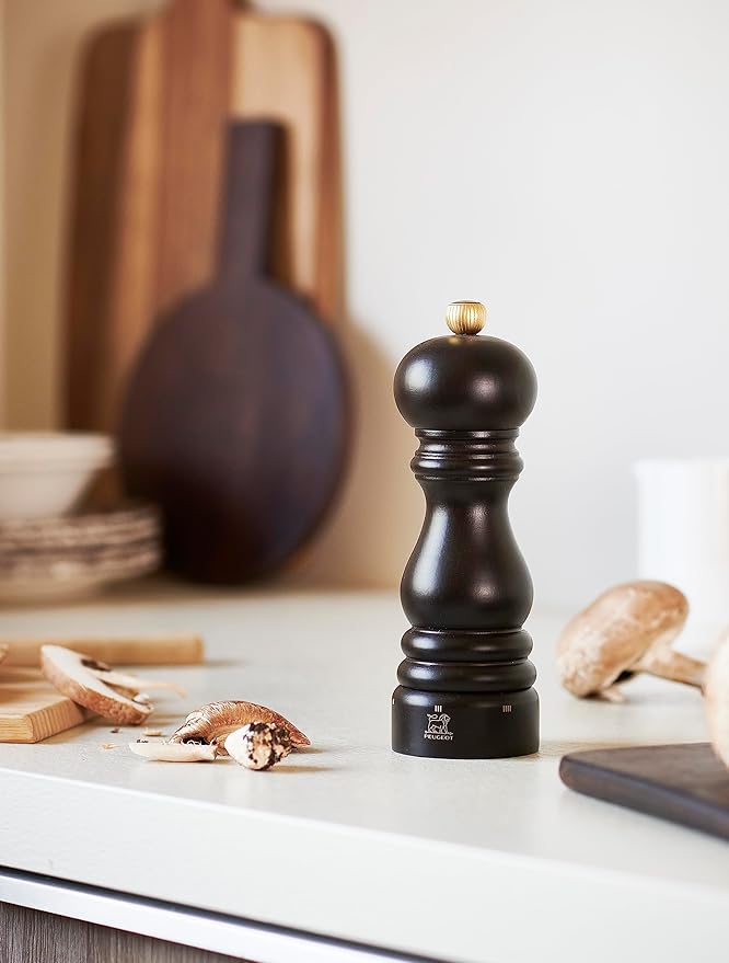Pepper Mill, u'Select, Wood, Chocolate Finish, 18 cm - 7 in