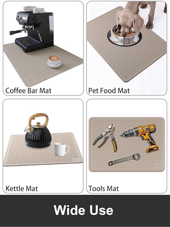XiFEO Stove Top Covers for Electric Stove, Food Grade Heavy Duty Silicone Glass Stove Top Cover Protector, Induction Cooktop Protector, Heat Resistant Range Ceramic Stove Top Covers Mat, Oven Cover