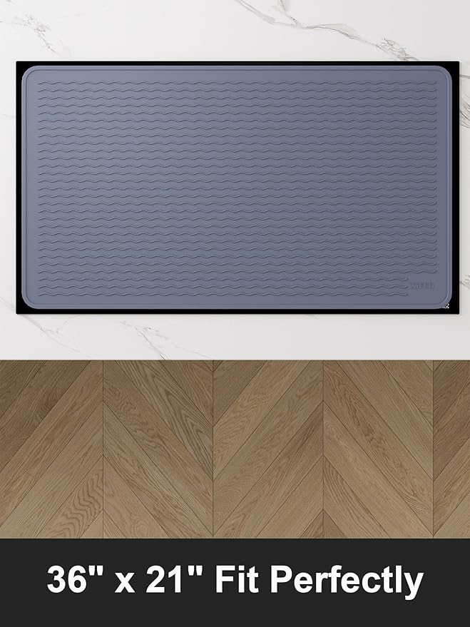 XiFEO Stove Top Covers for Electric Stove, Food Grade Heavy Duty Silicone Glass Stove Top Cover Protector, Induction Cooktop Protector, Heat Resistant Range Ceramic Stove Top Covers Mat, Oven Cover