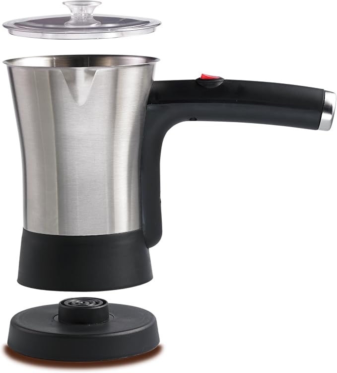 Brentwood Appliances TS-117S Electric Turkish Coffee Maker, 4-Cup, Stainless Steel/Black