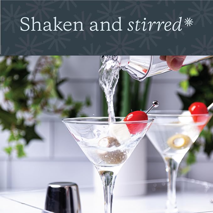 Vikko Martini Glasses Set of 4, 5.2 Ounce Cocktail Glasses with Stem, Elegant Cosmopolitan Glasses for Martinis and Cockatails, Dishwasher Safe, Durable Manhatten Glasses