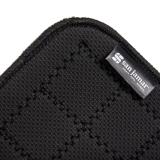 Carlisle FoodService Products Ultigrip Neoprene Commercial Hot Pad Pan Holder, 7" X 7", Black