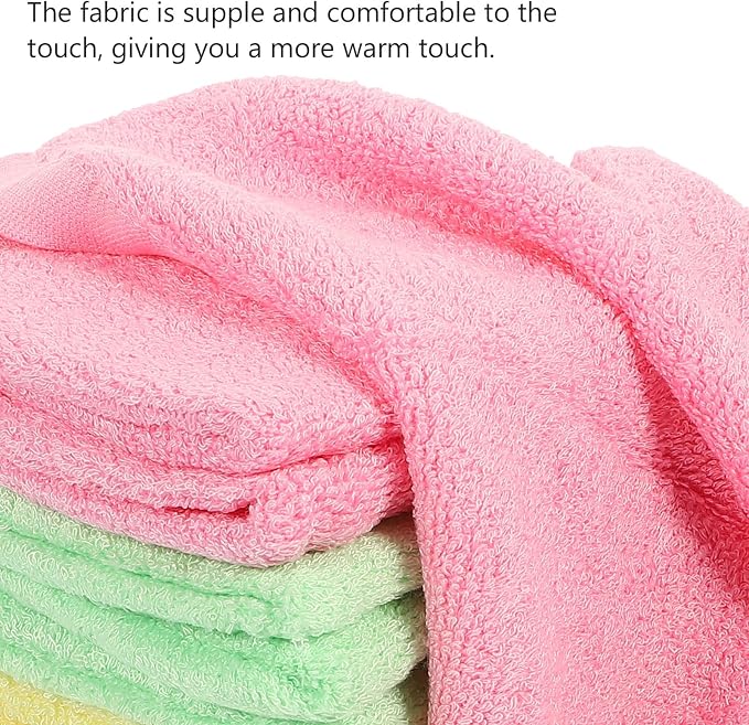 12pcs Microfiber Kitchen Dish Towels Multipurpose Cleaning Cloths Bulk Absorbent Duster Towels for Household and Bathroom Use