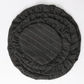 100% Linen Stripe Bowl Covers Reusable For Bread Proofing, 4 Pcs Elastic Cloth Fabric Bowl Covers, 5.9*7.9*9.8*11.8 Inches, Black