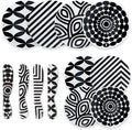 French Bull 12-Piece Dinnerware Set Black & White