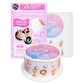 paper2eat Frosting Sheets Premium 8.5“ x 11“ - 3 Count - White Edible Icing Sheets - Kosher Certified