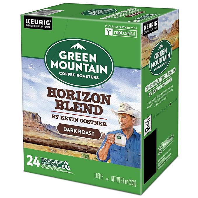 Green Mountain Coffee Roasters® Horizon Blend Coffee by Kevin Costner, Single Serve Keurig® K-Cup® Pod, 96-Count Box