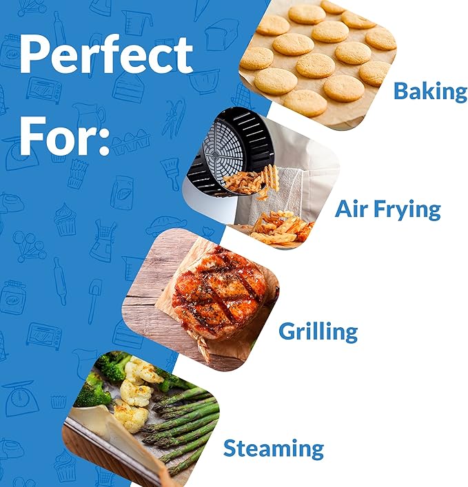 Reli. 500 Pcs Parchment Paper Sheets, Bulk | 12x16 in. | Brown Parchment Sheets, Baking Paper | Non-Stick, Pre-Cut Pan Liners | Brown | Disposable for Baking, Air Fryer, Grilling