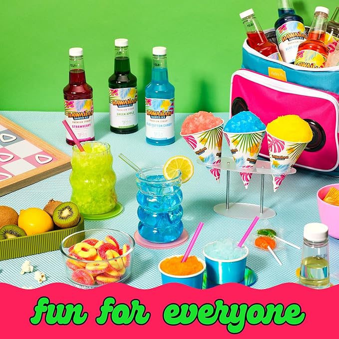 Hawaiian Shaved Ice Syrup Pint, Watermelon Flavor, Great For Slushies, Italian Soda, Popsicles, & More, No Refrigeration Needed, Contains No Nuts, Soy, Wheat, Dairy, Starch, Flour, or Egg Products