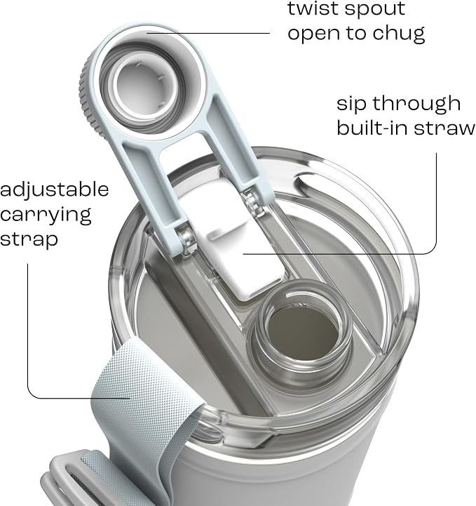 bubba 64 oz SS jug w/multi function keg lid + top handle Core Fresh Kicks
