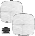 2-Pack Splatter Shield for Ninja AG300 AG301 AG301C AG300C Foodi Air Fryer Accessories, Splash Guard for Ninja 5 in 1 Smart Xl Indoor Grill Mesh Screen, Stainless Steel Splatter Screen