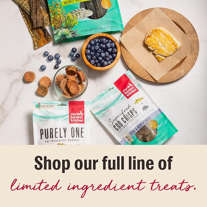 The Honest Kitchen Ocean Chews™ Crispy Cod Fish Skins Dog Treats, 2.75 oz (Beams™)