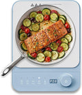 Elite Gourmet Slim Portable Induction Cooktop, 1500W Countertop Burner with 10 Power Levels & Temperature Control (140°F–465°F), Ultra-Slim 2" Design, Digital Touch Controls, Timer & Child Lock