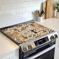 Decorative Electric Stove Top Covers, Heat Resistant Silicone Stove Cover Mat, Stove Top Protectors for Electric Flat Glass Stoves, Adds Extra Counter Space for Small Kitchens and Apartments