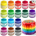 Food Coloring Powder - 16 Colors Vibrant Powdered Food Coloring, Concentrated Edible Dye Powder for Baking, Icing, Cooking, Cake Decorating, Cookies, Frosting - 5g/Bottle