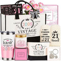 21st Birthday Gifts for Her, Vintage 2005 Happy 21st Birthday Gifts Basket for Women Unique Gift Ideas for 21 Year Old Girl, Daughter, Sister, Friend, Niece, Funny Bthday Gift Turning 21 Year Old