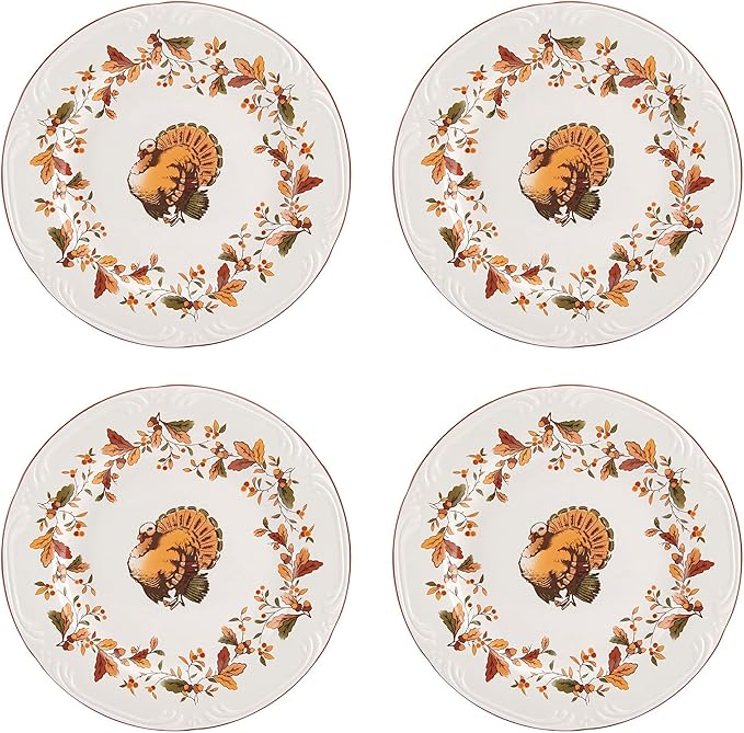 Pfaltzgraff Autumn Berry 16 Piece Dinnerware Set, Service for 4, Multi Colored