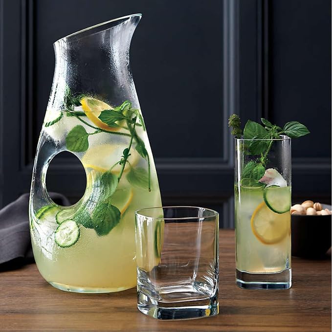 Luigi Bormioli Strauss Long Drink Glasses - Clear, Set of 6