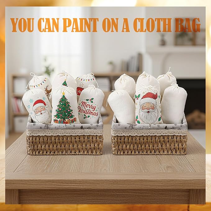 Tatuo 800 Pcs Cotton Muslin Bags with Drawstring Reusable Cloth Sachet Pouch Empty Gift Canvas Bags Bulk for Jewelry Home Party Favors (4 x 6 Inch)