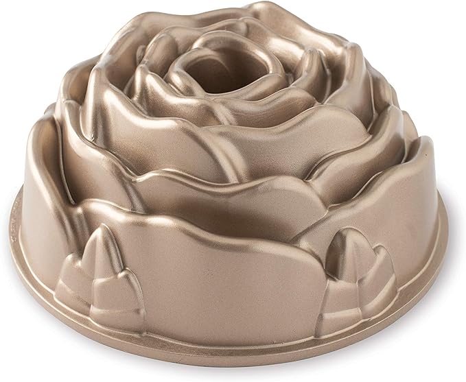 Nordic Ware Rose Bundt, 10 Cup, Toffee
