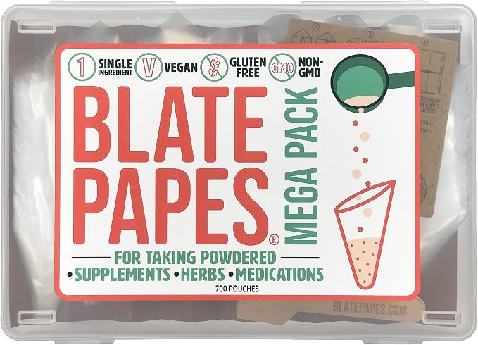 Blate Papes Pouches, 700 Count | Edible Gel Film Mega Pack