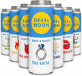 Funky Junque Bachelorette Party Favors Slim Can Cooler, Funny Bridesmaid & Bride Gifts for Girls Trip, Bridal Shower Decorations & Accessories, 12 oz Skinny Can Covers - Tipsy by Noon - 7 Pack